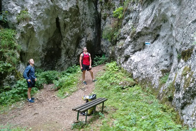 4-Hour Private Alpine Great George at High Wall Mountain from Vienna - Ladders, rungs, and the former show cave