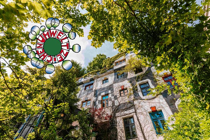 Entrance tickets for the KunstHausWien. Museum Hundertwasser - Green roofs, trees on facades, and an early environmental message