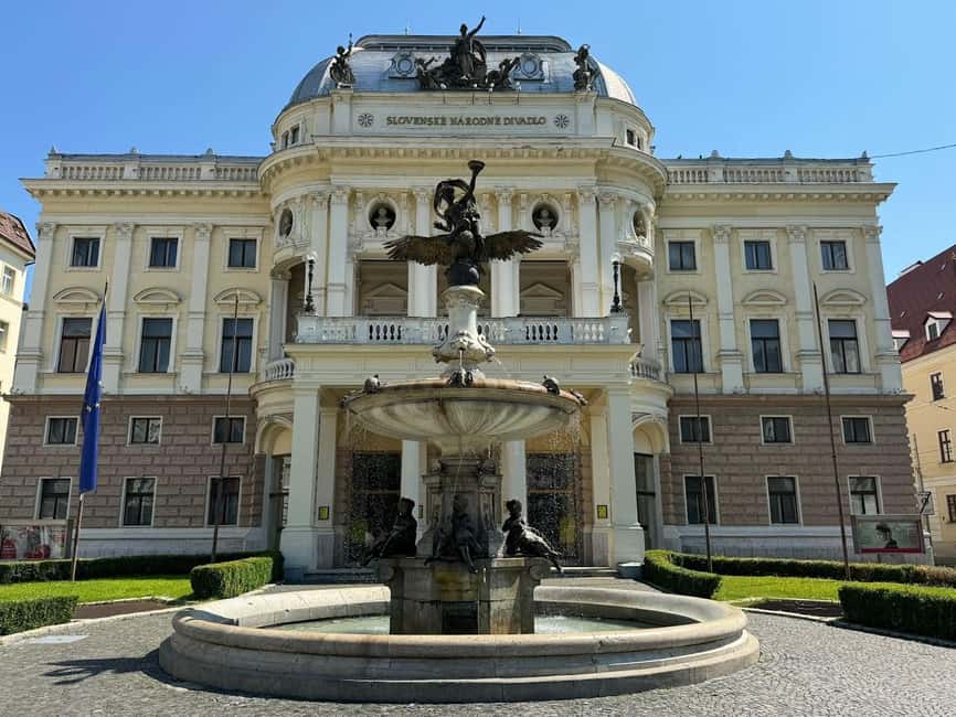 From Vienna: Bratislava City Tour with Food Options - Coffee and cake, or lunch and beer