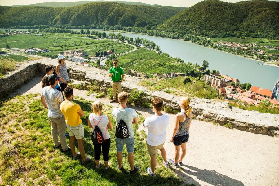 Grape Grazing: Wachau Valley Winery Biking Tour - Through Weißenkirchen and across the Danube