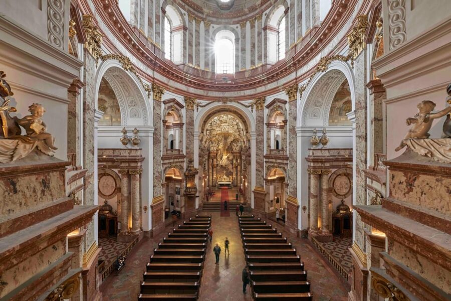 Karlskirche Entry Ticket with Panoramic Terrace Access - What the terrace view really looks like