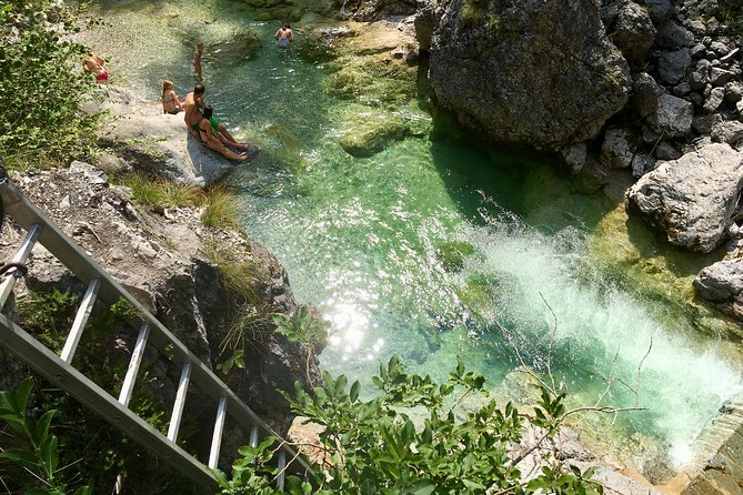 Ötschergräben Grand Canyon of Austria - Stony beaches for lunch and a swim