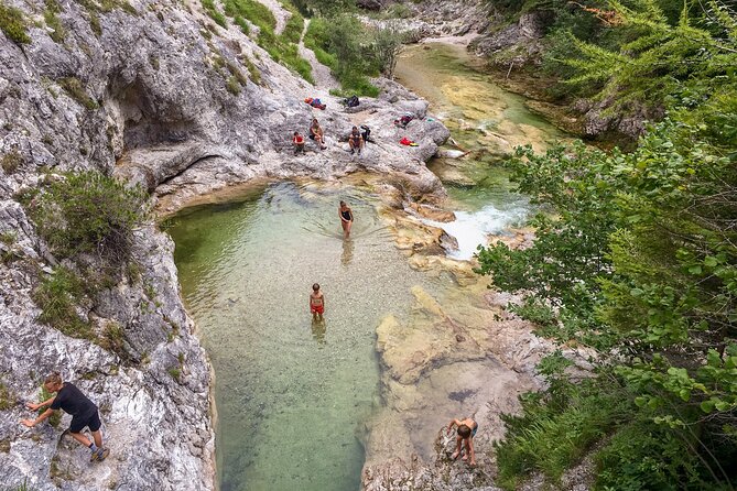 Ötschergräben Grand Canyon of Austria - The final waterfall and shaded forest road