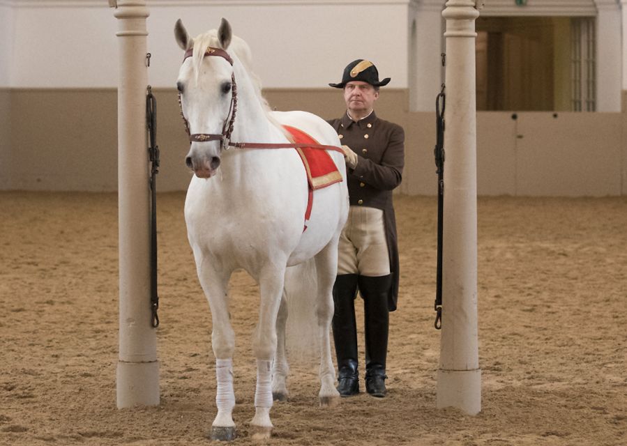 Performance Of The Lipizzans At Spanish Riding School - Timing, voucher pickup, and arriving prepared