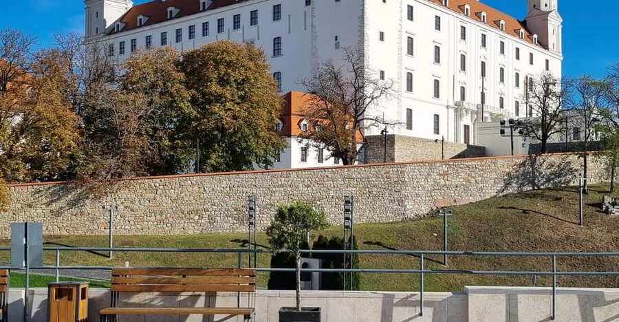 Private day trip to Bratislava from Vienna - The Blue Church, a small stop with a strong visual identity