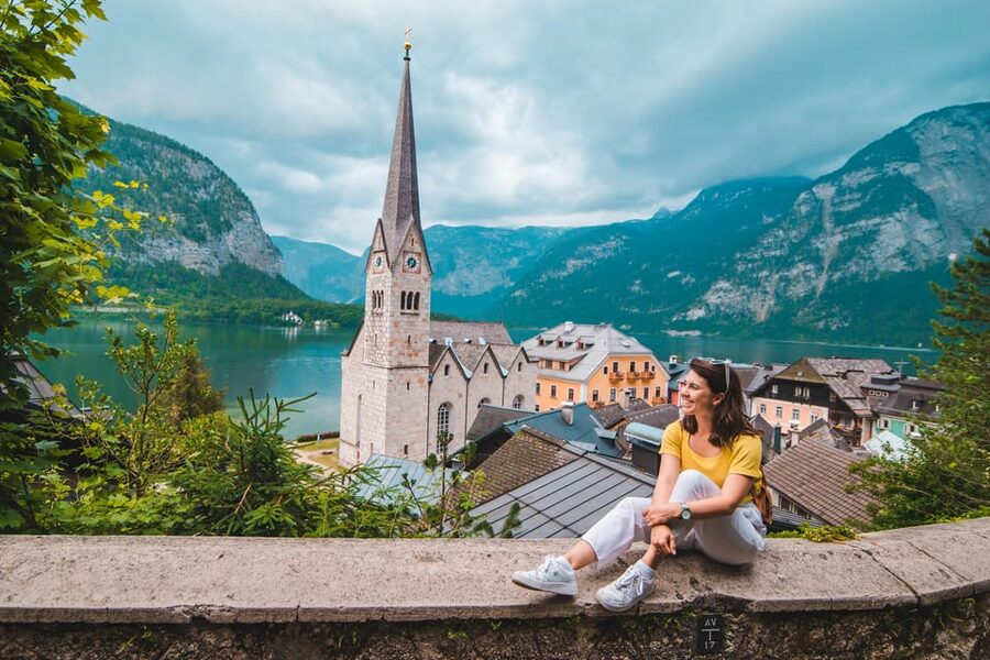 Private tour from Vienna to Hallstatt, Skywalk & Salt Mine - Hallstatt Skywalk and the view from above