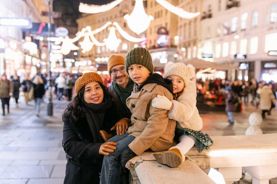 Professional Photoshooting in Vienna - Graben Street and the final frame at Stephansplatz
