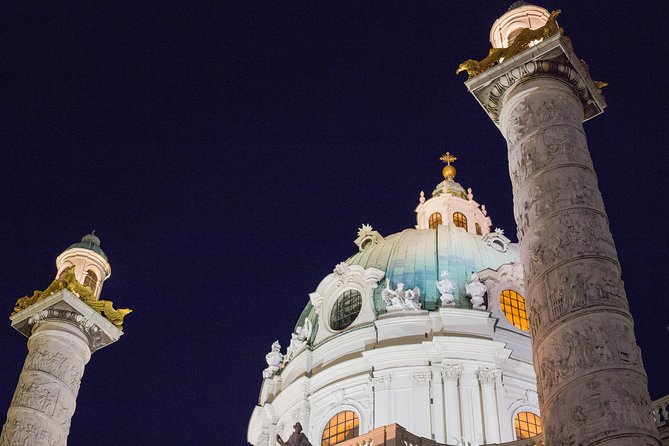 Vienna at night! Private photo tour of Vienna's most beautiful buildings - The National Library and Michaelerplatz
