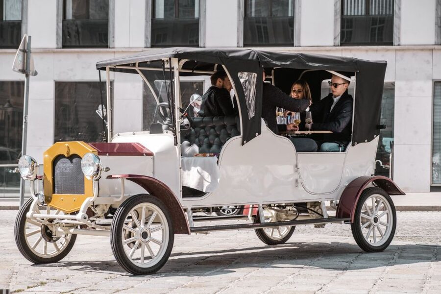 Vienna: City Sightseeing Tour in an Electro Vintage Car - Burgtheater and Rathaus along the Ringstraße