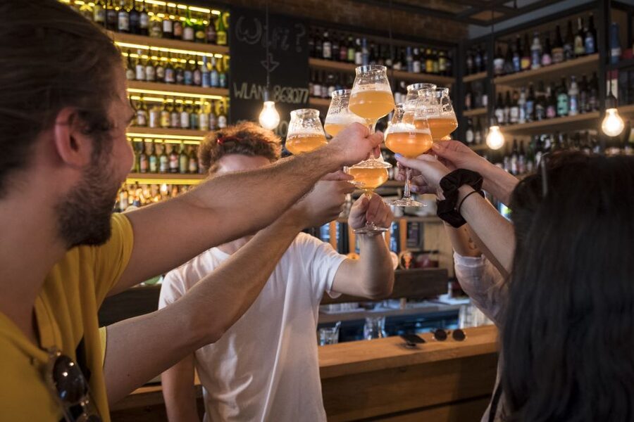 Vienna: Craft Beer Tasting Experience with Local Snacks - Four beers, one tasting lesson