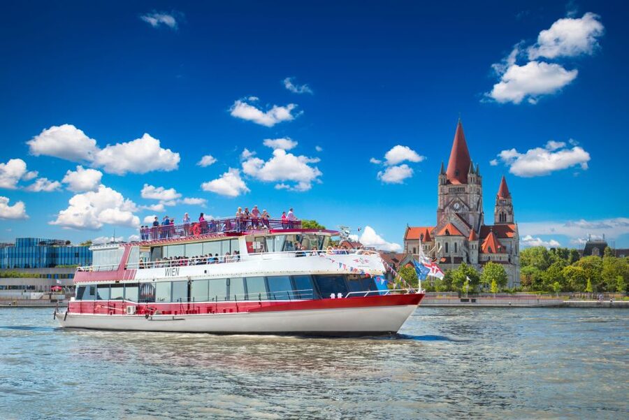 Vienna: Danube River Cruise w/ optional Viennese Specialties - Through the Nussdorf lock system