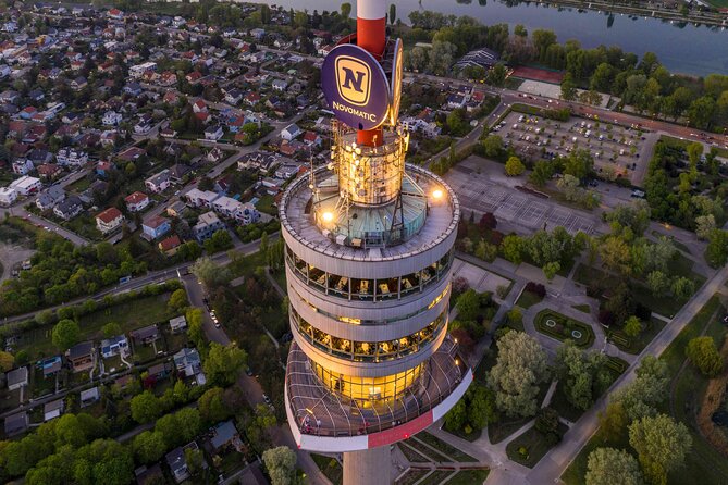 Vienna Danube Tower - Café, revolving restaurant, and the cost of eating above Vienna