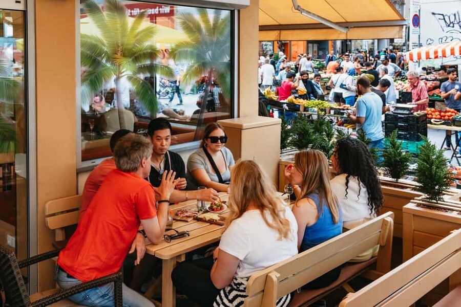 Vienna: Guided Foodie Walking Tour with Tastings and Coffee - Street food at a Viennese Wurstelstand
