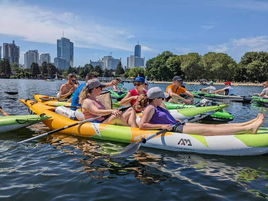Vienna: Guided Kayaking Tour - A possible swim in clean Old Danube water