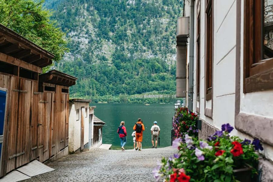 Vienna: Hallstatt & Alpine Peaks Day Trip with Skywalk Lift - What the guide adds during the driving time