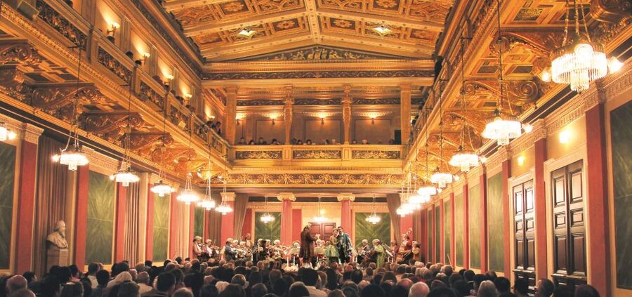 Vienna: Mozart Concert in the Brahms-Saal - The Brahms-Saal and the Musikverein setting