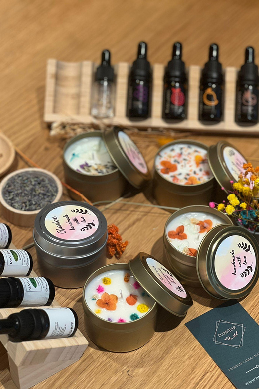 Vienna: Natural soy wax candles Workshop - Yoana and Alex Guide the Process