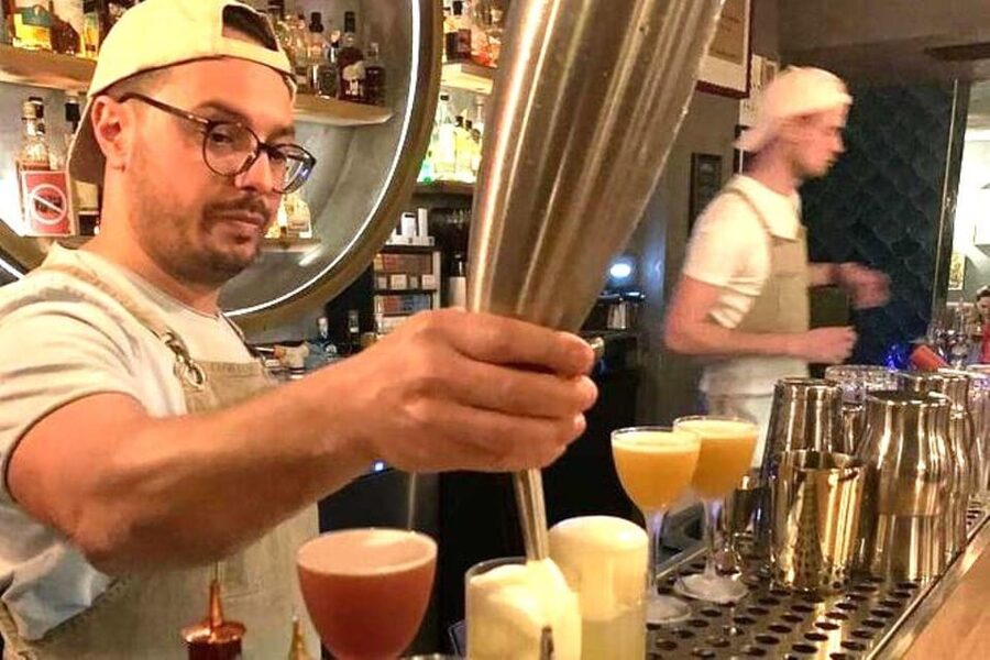 Vienna Nightlife: Food, Wine, Cocktails and Rooftop Bar Tour - Pastries in a family-owned coffeehouse