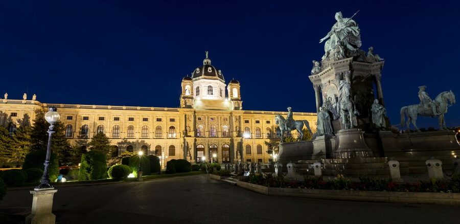 Vienna: Panoramic Night Tour by Bus - The twin museums and the imperial setting