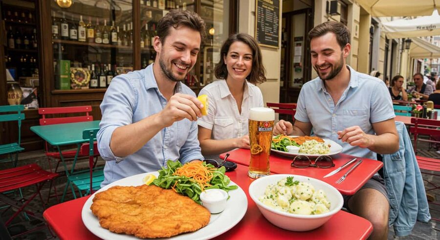 Vienna Private Full Day Tour – Tickets to Schönbrunn & Lunch - Naschmarkt lunch and a taste of old Vienna