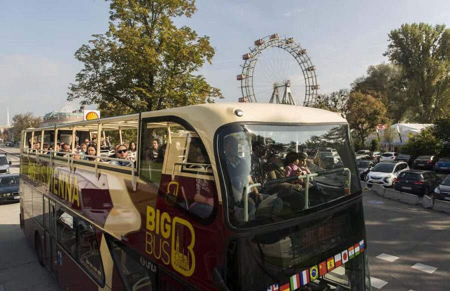 Vienna: Schönbrunn, Belvedere, Big Bus, Giant Wheel & Cruise - Riding the Riesenrad at 65 metres
