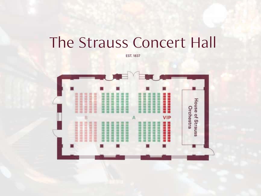 Vienna: Strauss Classical Concert with Soprano & Light Show - The 8:00 PM sparkling wine reception