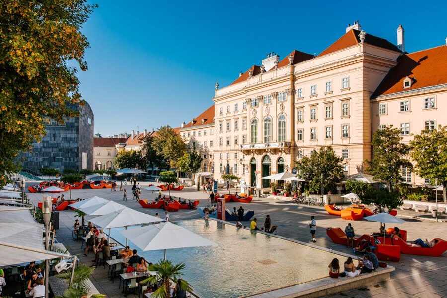 Vienna: Walking Tour of the MuseumsQuartier with Guide - Rain, cold, and the outdoor setting