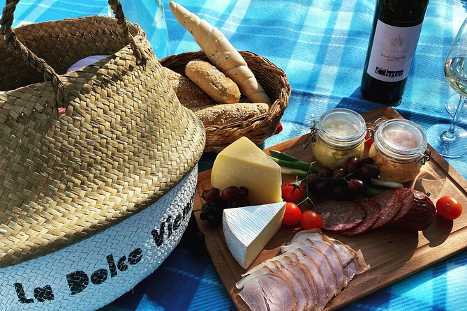 Wine Picknick overlocking vienna - A mountain picnic with Vienna below